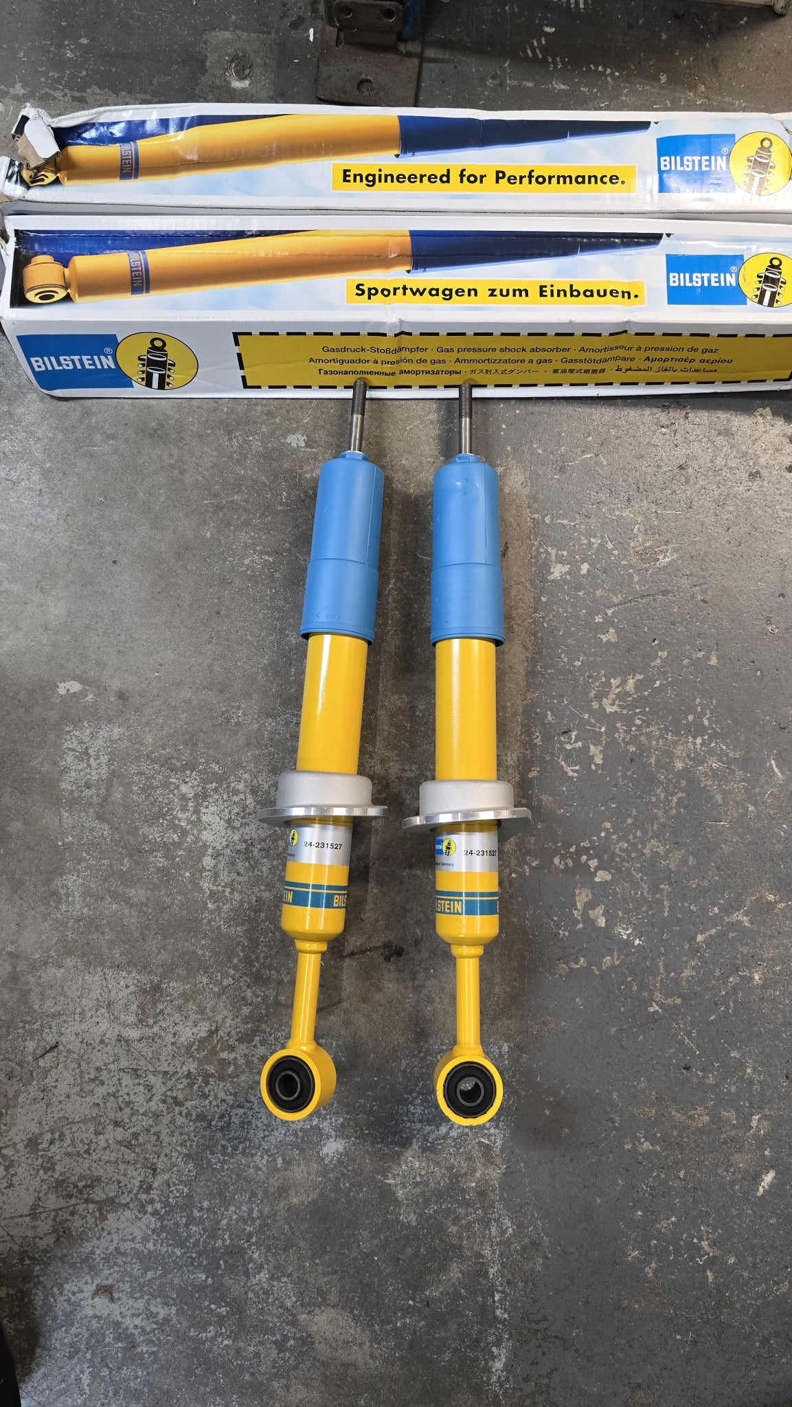 Ford Ranger PX1 PX2 Bilstein B6 Performance HD Front Shock Absorbers Pair