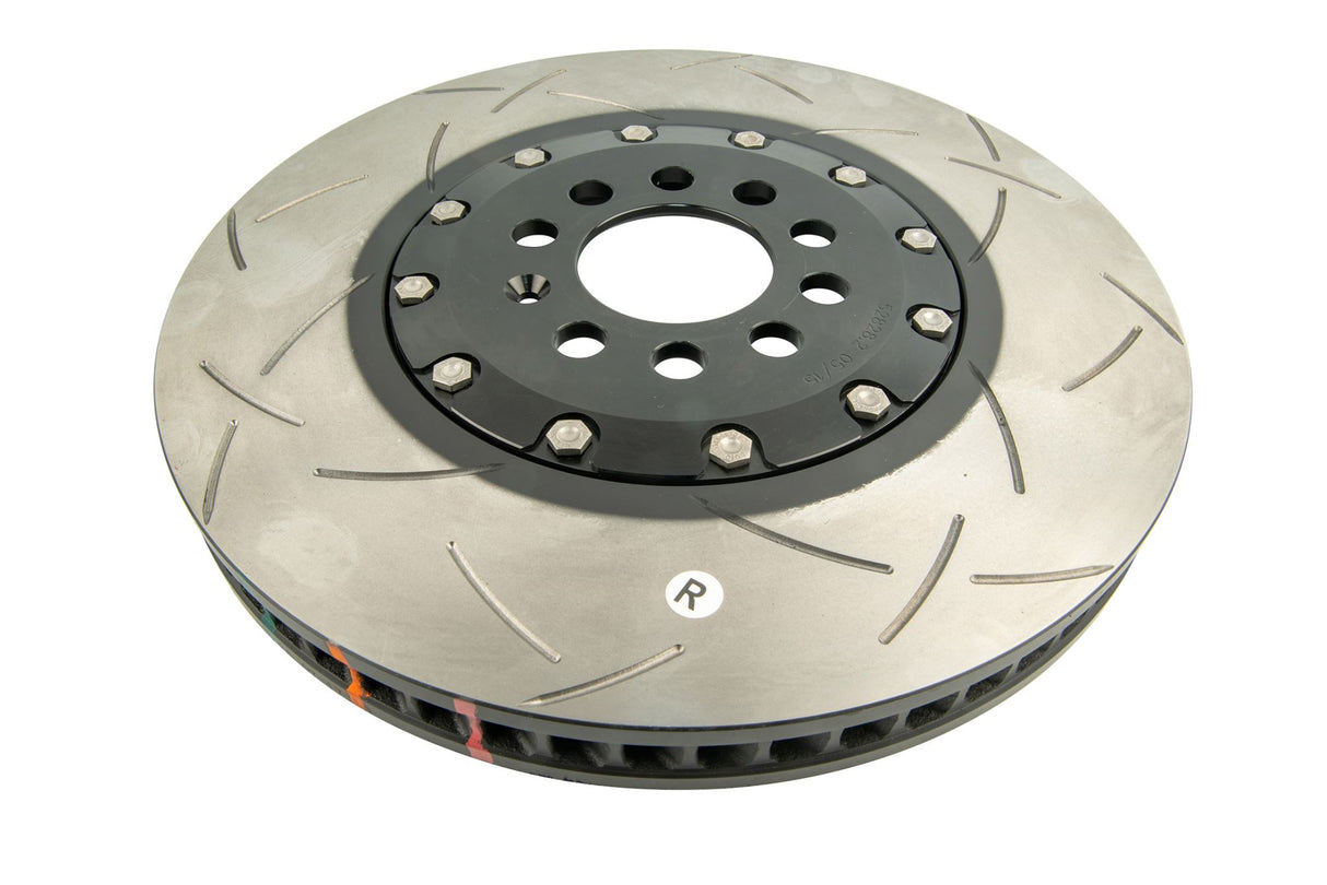 VW Golf DBA 5000 2-piece Black Hat Right Hand T3 Slot 60CV F Disc Brake Rotors