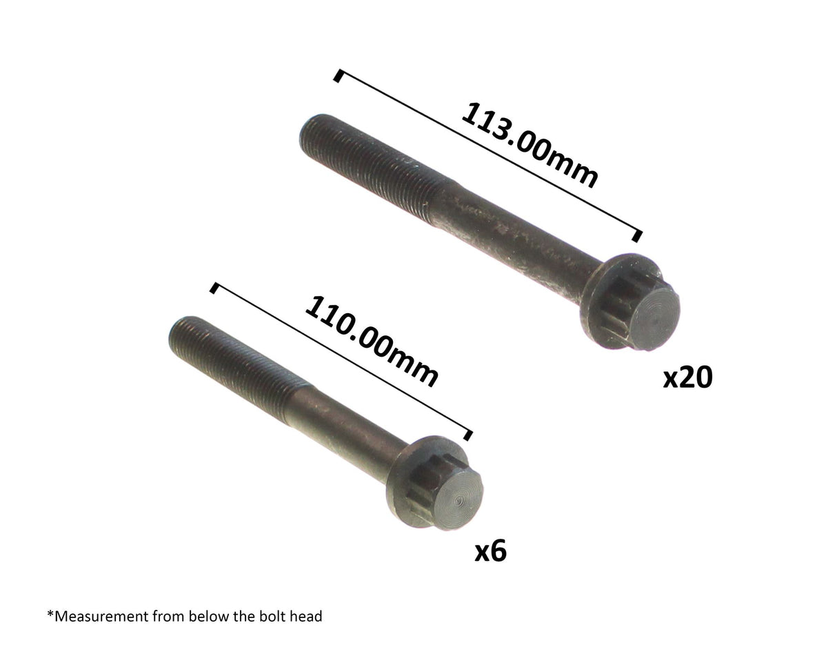 Isuzu Commercial Permaseal Head Bolt Set