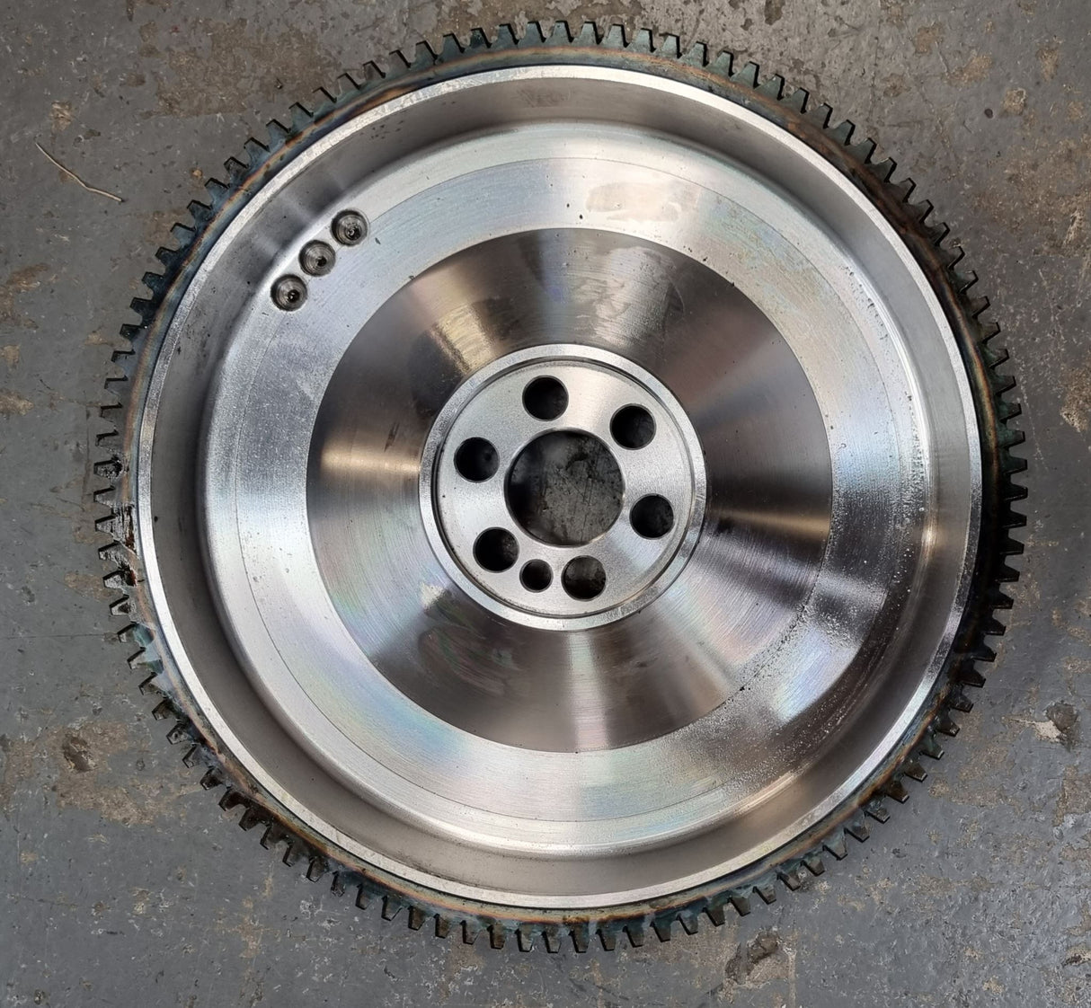 NZAD Nissan TD27T Billet Steel Flywheel Double Drilled 11KG Navara Terrano Pathfinder