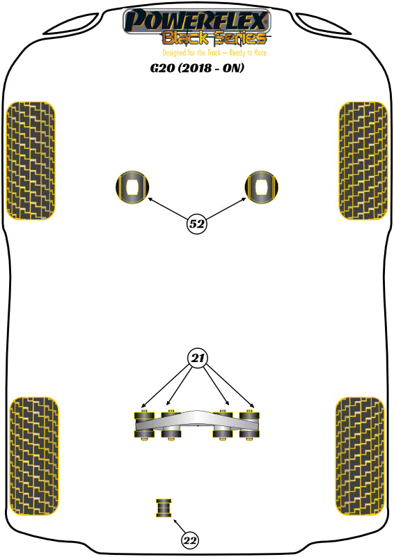BMW Front Radius Arm Bush Caster Adjustable