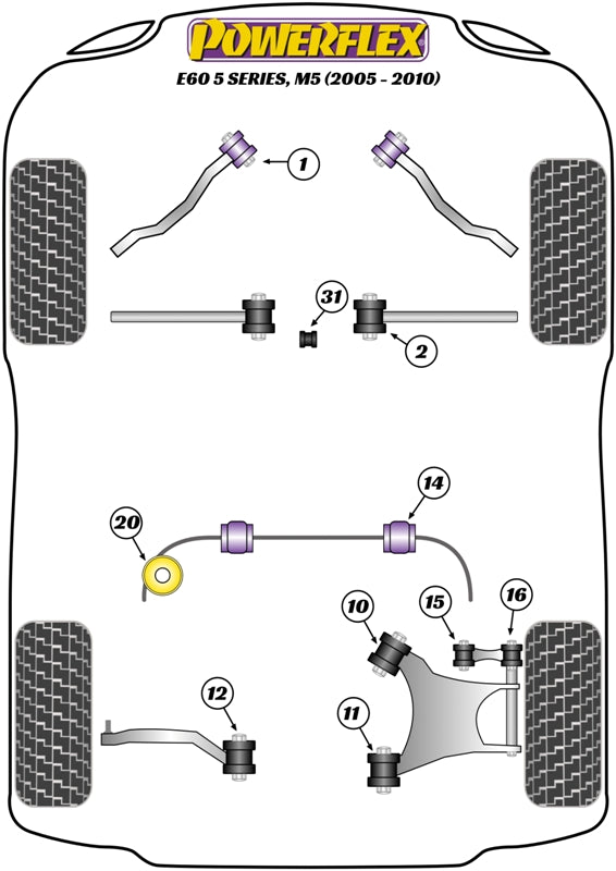 BMW Front Roll Bar/Subframe Strengthening Support Plate