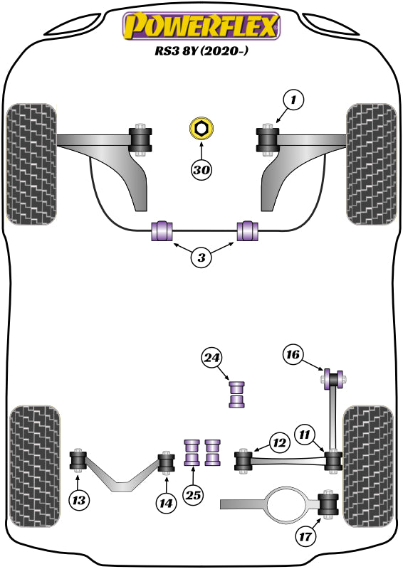 Rear Subframe Front Mounting Bush