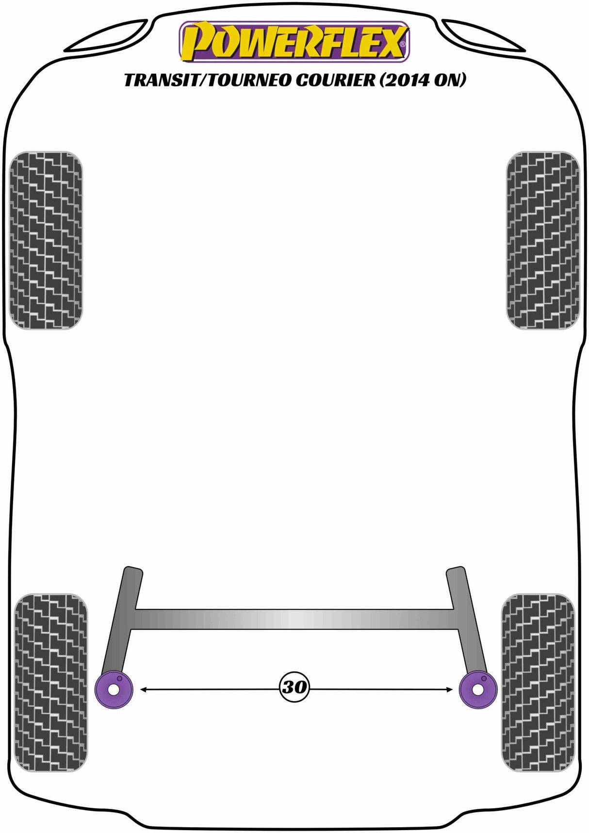 Ford Rear Spring Upper Isolator Pad