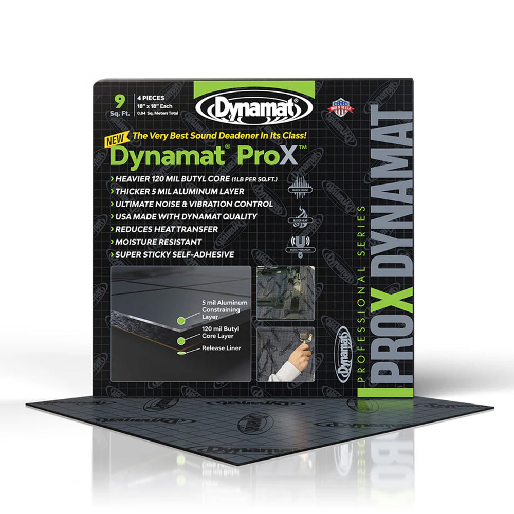 DYNAMAT PRO X (457MM X 457MM X 5MM) - 4 SHEET PACK (0.84 SQ METRE COVERAGE) - 10509