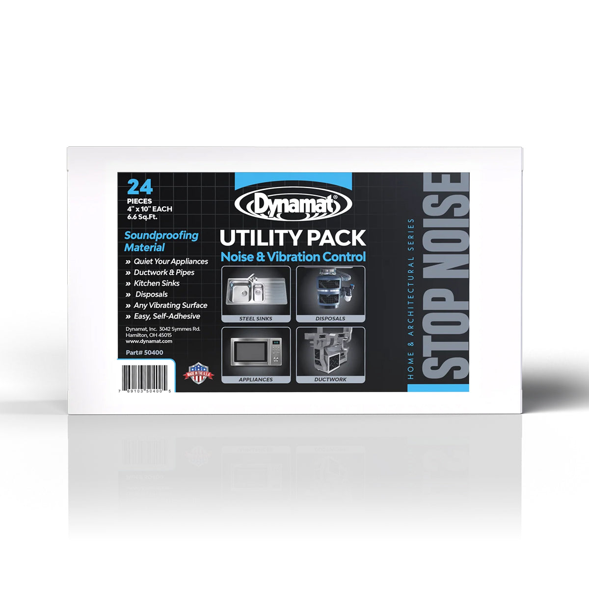 DYNAMAT XTREME UTILITY PACK SOUND DEADENING (100MM X 254MM) - 24 SHEET PACK - 50400