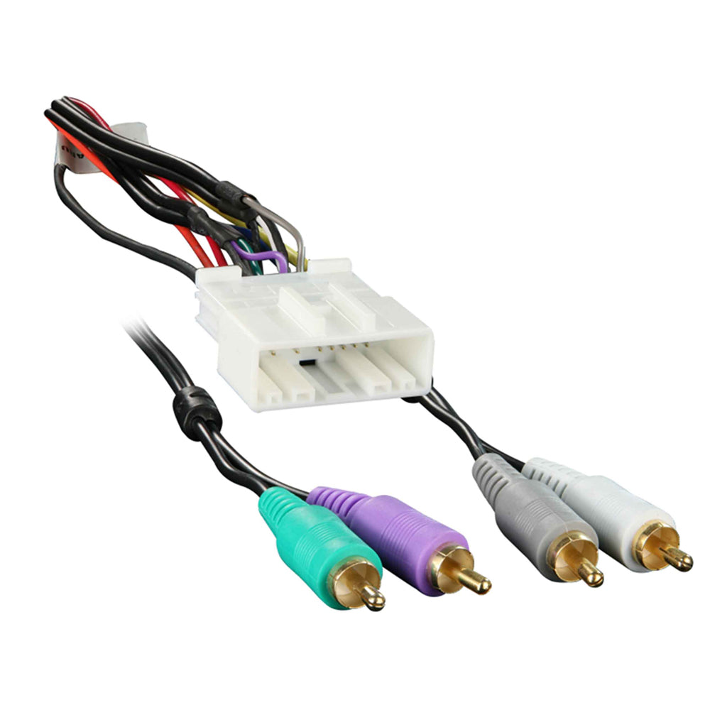 AMPLIFIED HARNESS NISSAN 370Z / INFINITY G37 2007 - 2024 (LOW LEVEL RCA INPUT) - 70-7553