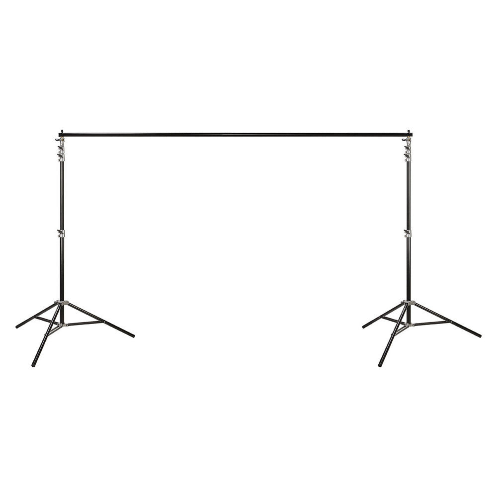 PHOTTIX SALDO BACKDROP STAND KIT, CHROME & BLACK - 2.8 X 3.2M - 83431
