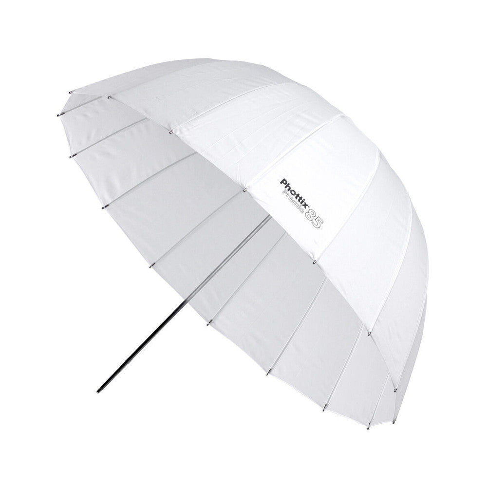 PHOTTIX PREMIO SHOOT - THROUGH UMBRELLA, WHITE - 85CM - 85382
