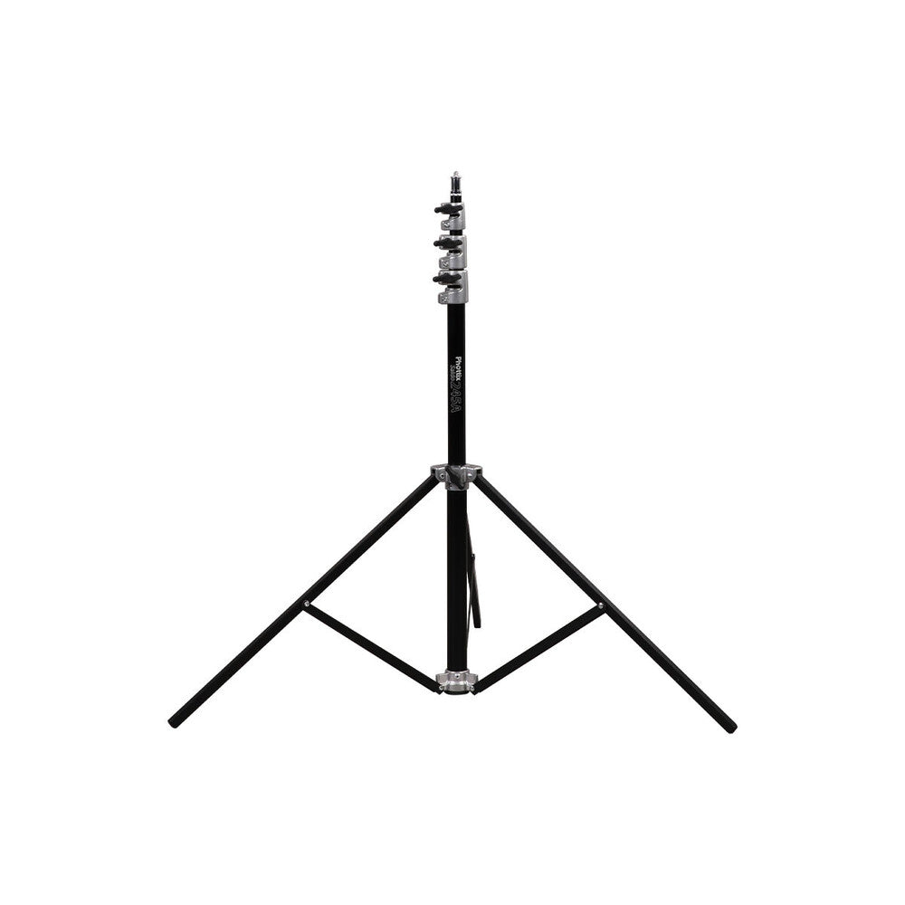 PHOTTIX SALDO 245A AIR CUSHION AUTOMATIC COLLAPSIBLE LIGHT STAND, CHROME & BLACK -245CM - 88222