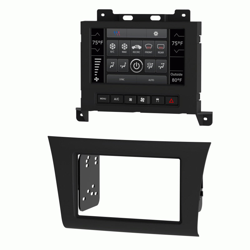 FITTING KIT CHRYSLER 300C 2015 ON (WITH 7" TOUCHSCREEN FOR CLIMATE) (BLACK) - 95-6553B