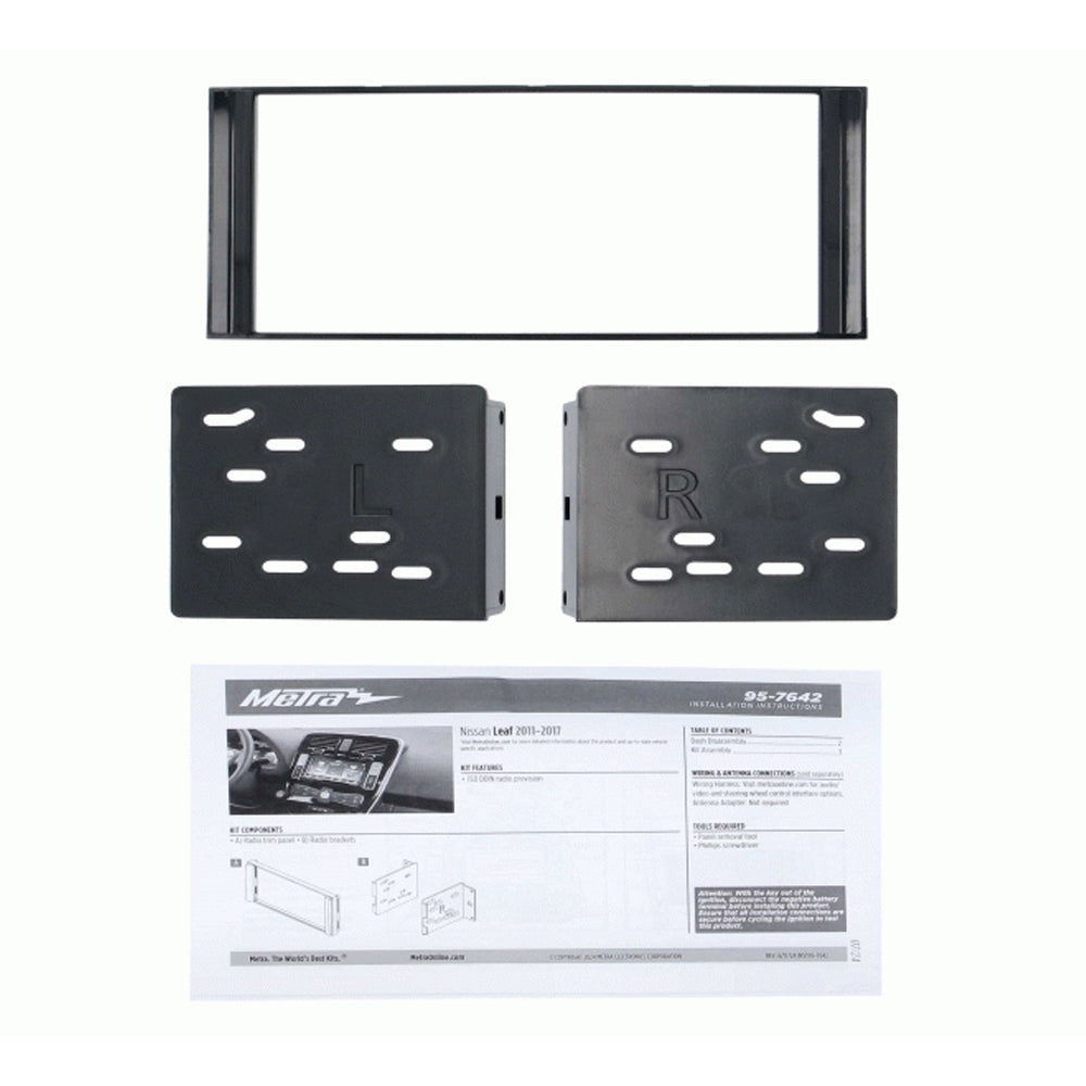 FITTING KIT NISSAN LEAD 2011 - 2017 DOUBLE DIN ( BLACK ) - 95-7672