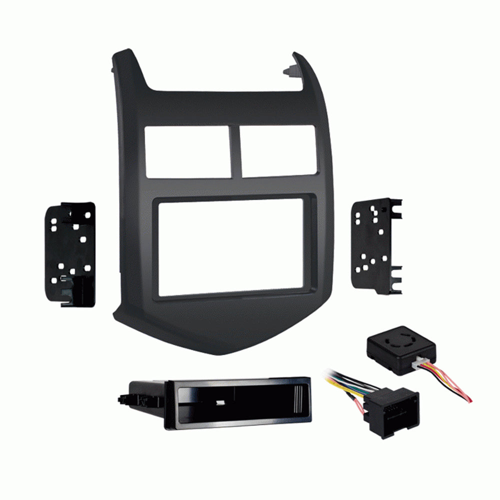 FITTING KIT HOLDEN BARINA 2011 - 2016 DIN & DOUBLE DIN (DARK GREY) - 99-3012G-LC