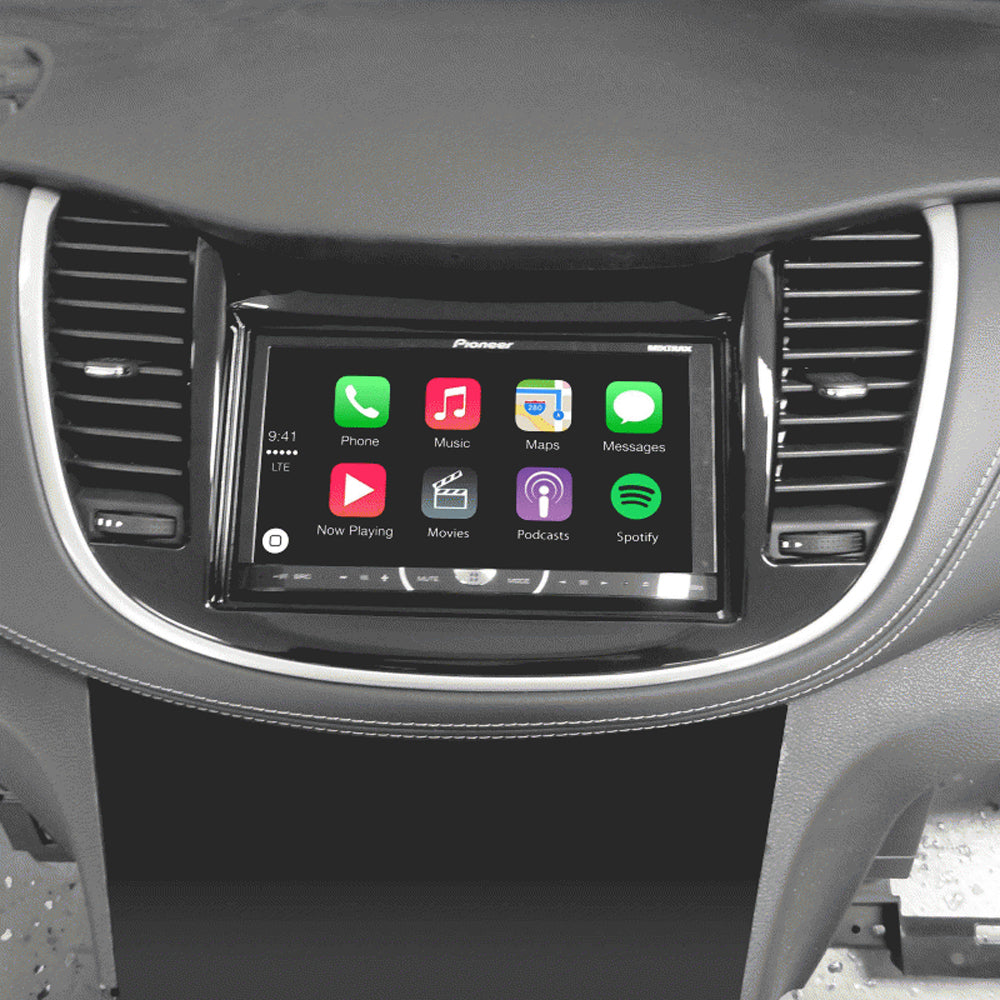 FITTING KIT HOLDEN / CHEVROLET TRAX 2017 - 2022 DIN & DOUBLE DIN (High Gloss BLACK) - 99-3023HG