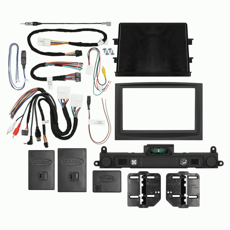 FITTING KIT KIA SPORTAGE 2017 - 2019 DIN & DOUBLE DIN (BLACK) (WITH NAVI & AMPED) - 99-7390B