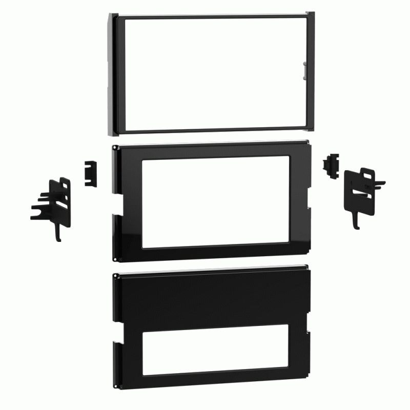 FITTING KIT TOYOTA COROLLA 2018 - 2022 DIN & DOUBLE DIN (GLOSS BLACK) - 99-8270HG
