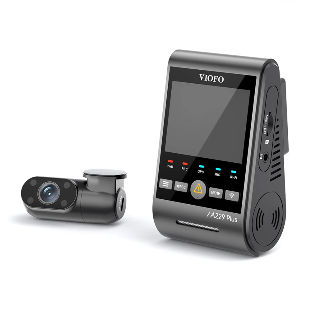 VIOFO DASHCAM A229 PLUS 2K FRONT + IR 5GHZ WIFI + GPS - A229-PLUS-2CH-IR