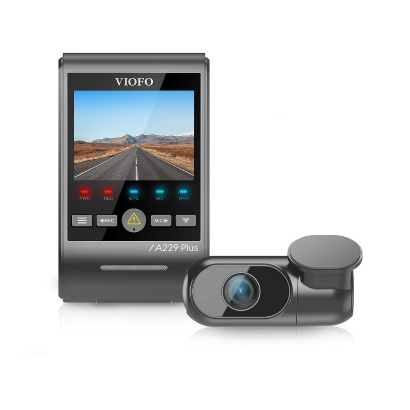 VIOFO DASHCAM A229 PLUS 2K FRONT + 2K REAR 5GHZ WIFI + GPS - A229-PLUS-2CH