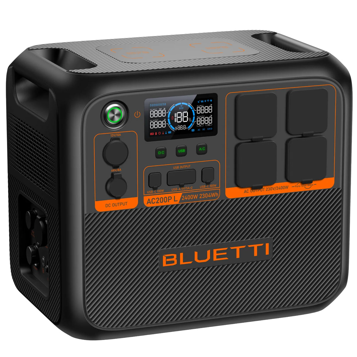 BLUETTI AC200PL PORTABLE POWER STATION | 2400W 2304WH - AC200PL