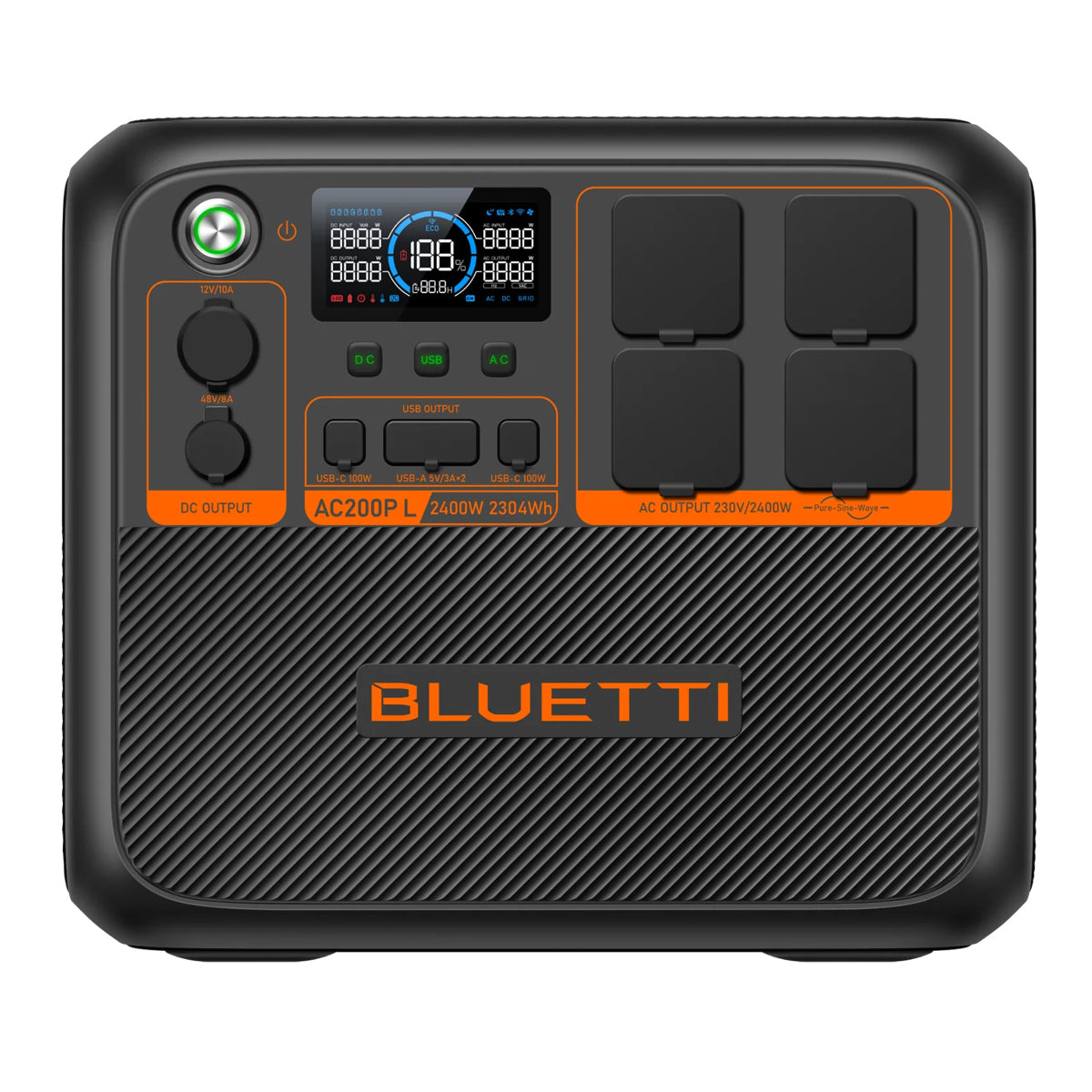 BLUETTI AC200PL PORTABLE POWER STATION | 2400W 2304WH - AC200PL