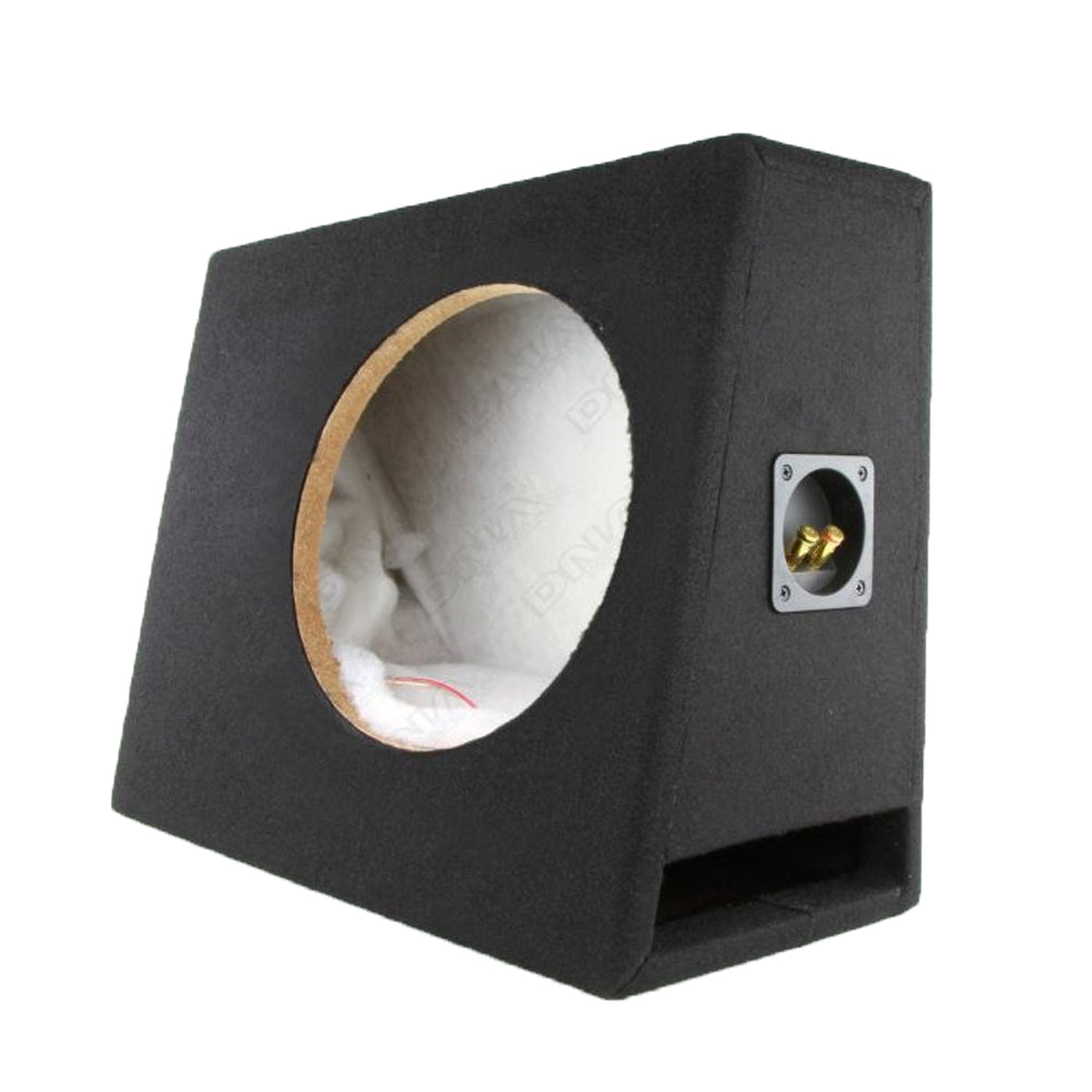 SUBWOOFER BOX 10" SLIMLINE ENCLOSURE WITH FLAT BACK AND SLOT PORT - BLACK - ASC510SLSPB