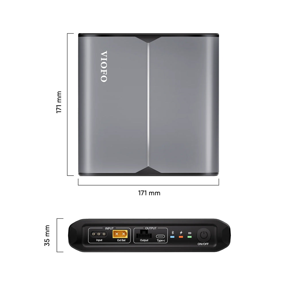 VIOFO PARKING MODE BATTERY PACK 7650MAH FOR ALL DASHCAMS (EXCEPT A119 V3) - BP100