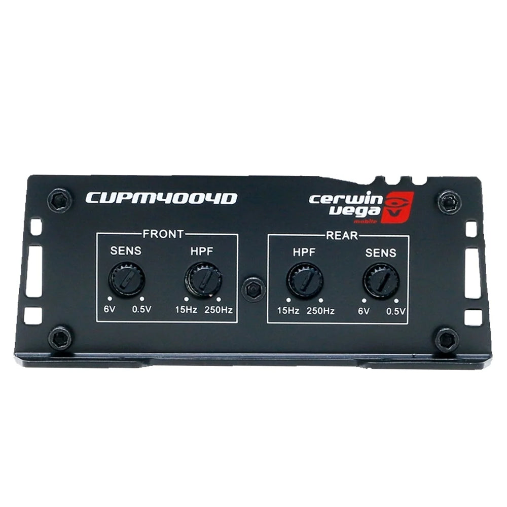 CERWIN VEGA AMPLIFIER CVP SERIES 4 CH 60W X4 RMS @ 4OHM / 100W RMS X2 @ 2 OHM - CVPM400.4D