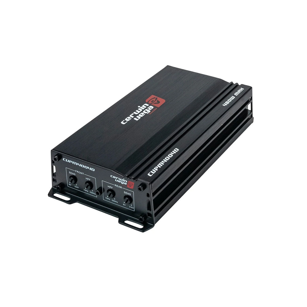 CERWIN VEGA AMPLIFIER CVP SERIES 4 CH 60W X4 RMS @ 4OHM / 100W RMS X2 @ 2 OHM - CVPM400.4D
