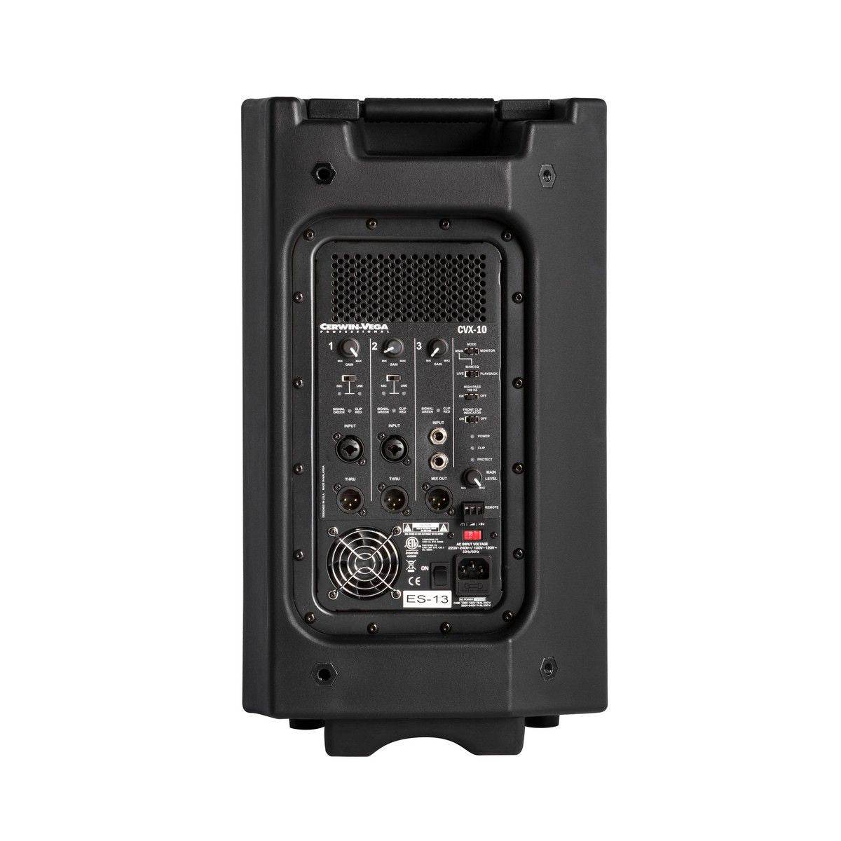CERWIN VEGA CVX PRO AUDIO 10" POWERED 2-WAY FULL RANGE SPEAKER 750W RMS/1500W MAX - CVX-10-NA
