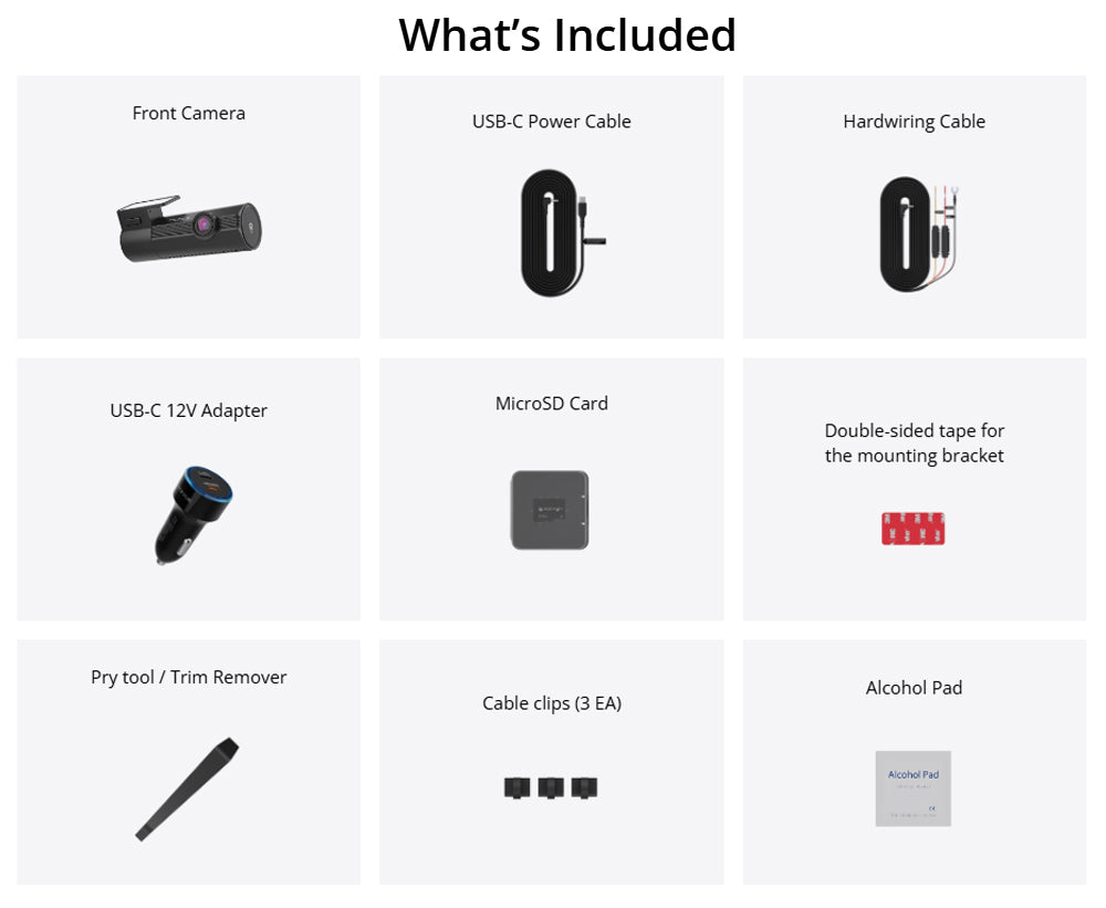 BLACKVUE ELITE 10 1CH - 4K FRONT CAMERA ONLY DASHCAM 64 GB - ELITE-10-1CH