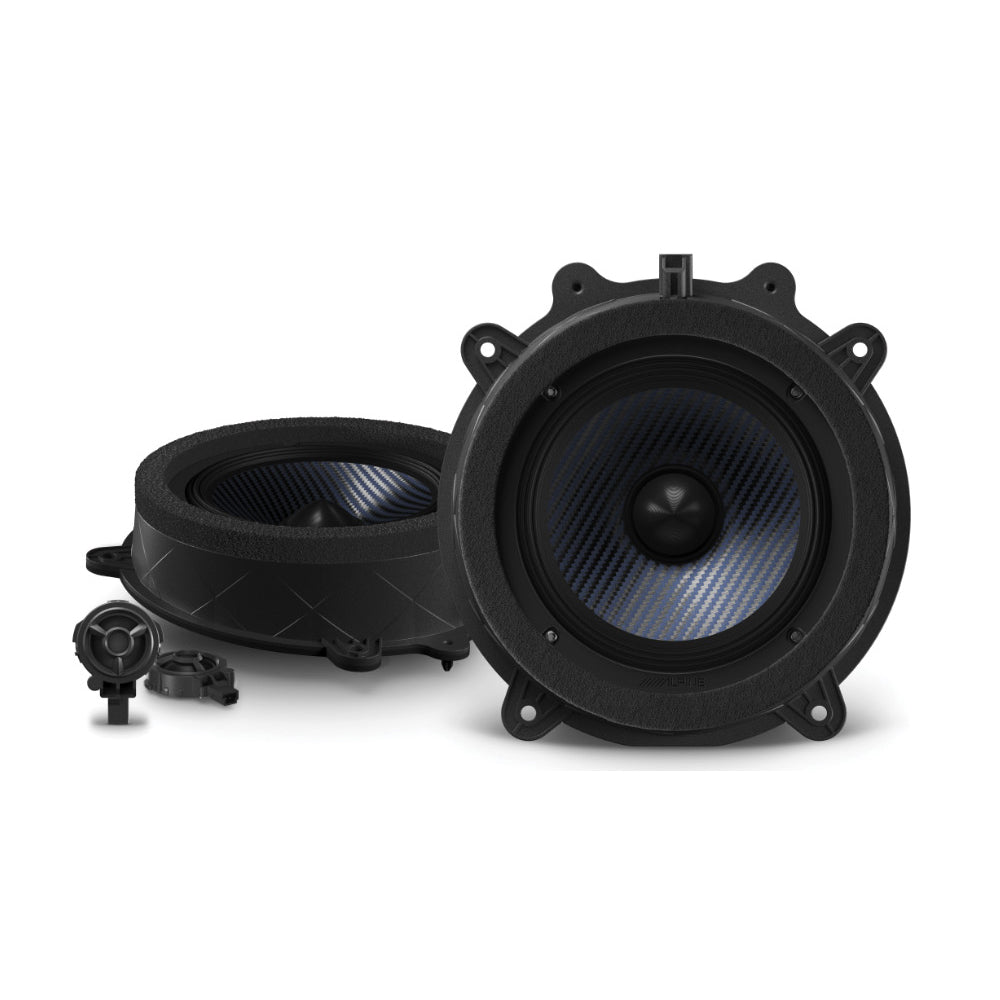 ALPINE TESLA 6.5" OEM FRONT COMPONENT SPEAKER 50W RMS 2-WAY MODEL 3 (2017-2024) MODEL Y (2020-2024) - EV-65CF-T-TESLA