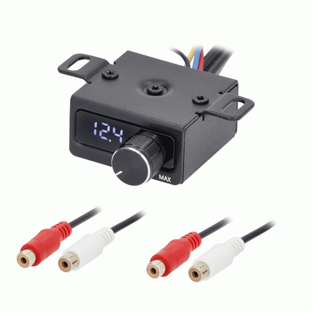 METRA PRE-AMP LEVEL CONTROLLER WITH LCD VOLTMETER - IBR143