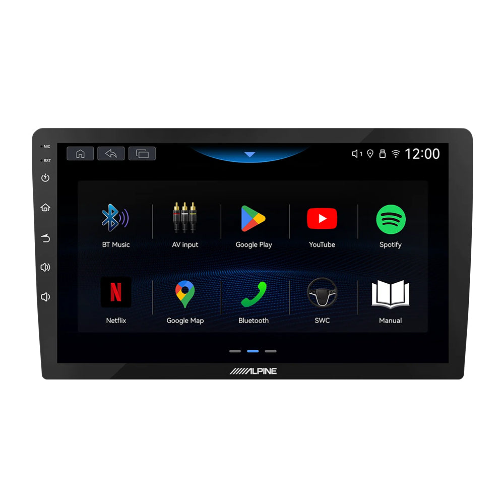 ALPINE HEAD UNIT 9" MIRROR LINK MULTIMEDIA RECEIVER WITH ALPINE OS (RAM4/64GB)NEW - INE-AW409S 9 4/64GB