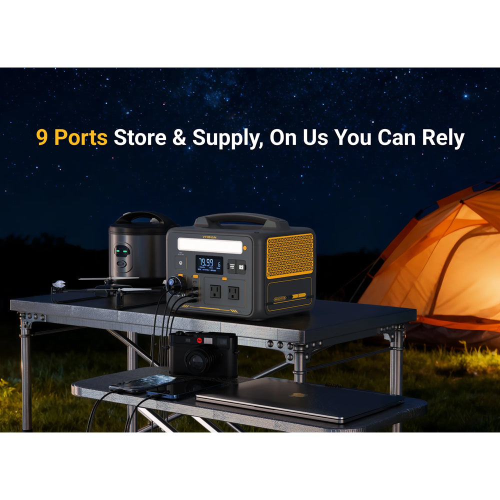 VTOMAN JUMP 600X PORTABLE POWER STATION 600W | 268WH - JUMP 600X
