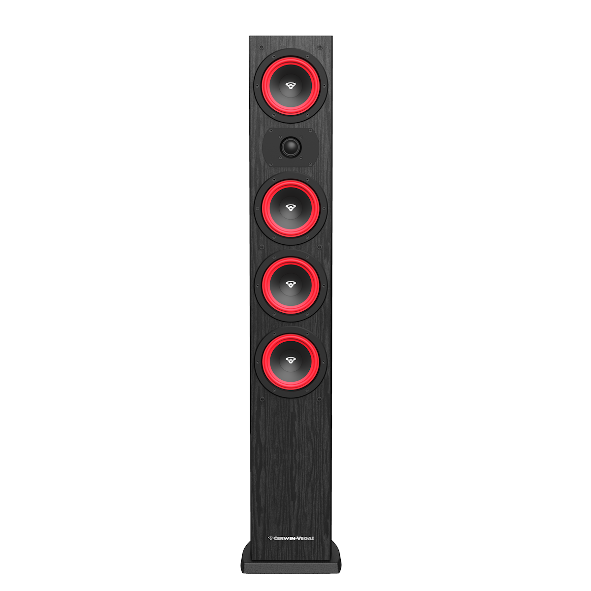 CERWIN VEGA LA SERIES HOME AUDIO 4" 3-WAY TOWER FLOOR SPEAKER BLACK 280W MAX PAIR - LA44B