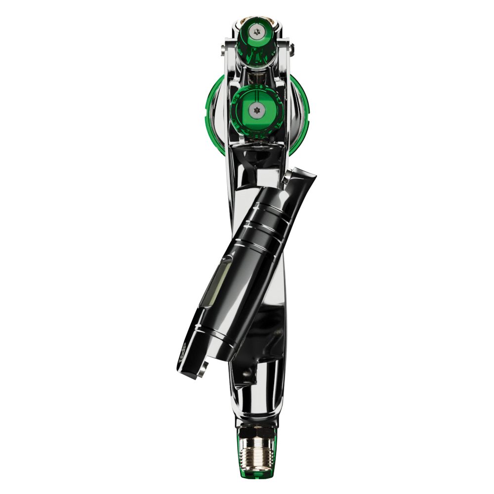 IWATA GRAVITY SPRAYGUN SUPERNOVA SERIES 2 DIGITAL LS400 1.2MM LVLP + POT BASECOAT - LS400S2DETS12