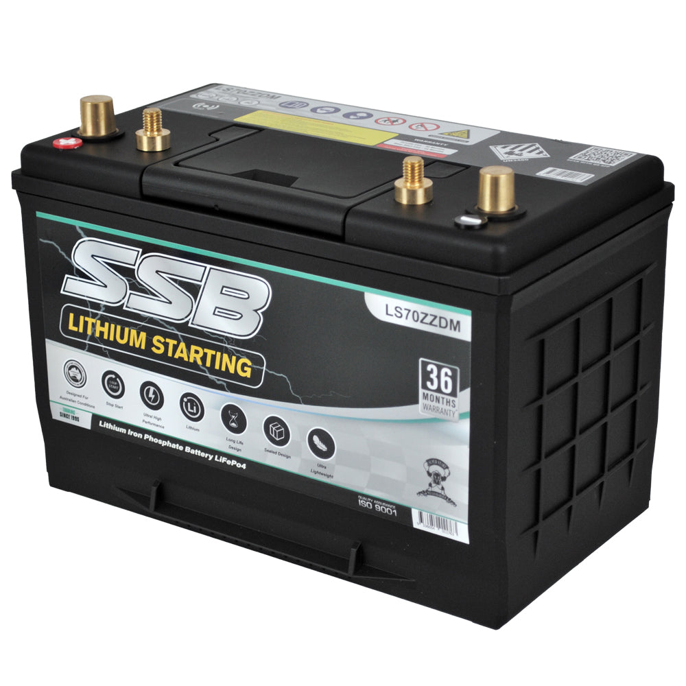 LITHIUM BATTERY 12V 100AH 1650CCA AUTOMOTIVE STARTING BATTERY - LS70ZZDM