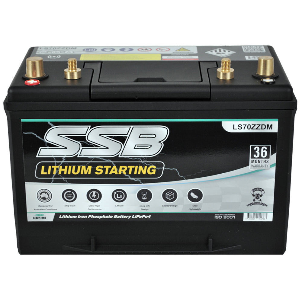 LITHIUM BATTERY 12V 100AH 1650CCA AUTOMOTIVE STARTING BATTERY - LS70ZZDM