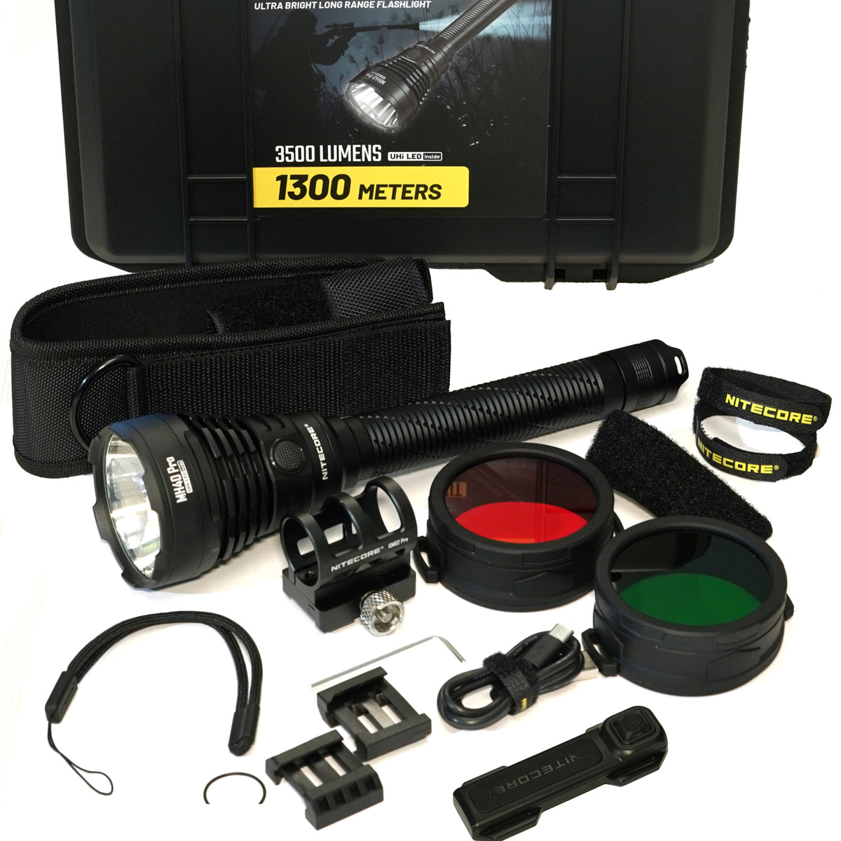 NITECORE MH40 PRO 3500 LUMEN HUNTING KIT WITH GM02 PRO - MH40PROKIT