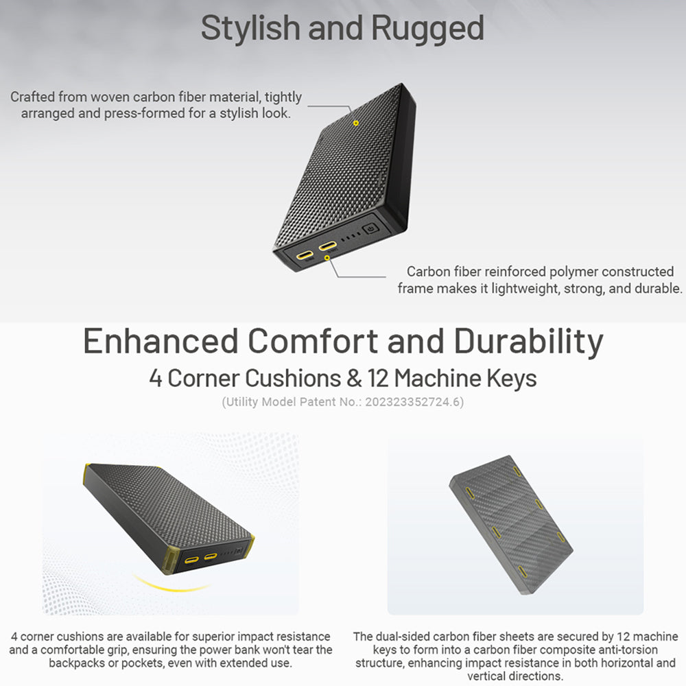 NITECORE 20000MAH (GEN 3) POWER BANK WATER-RESISTANT - NB20000