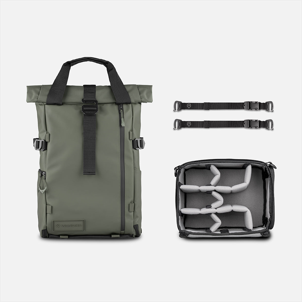 WANDRD PRVKE V4 21L PHOTO BUNDLE CAMERA BACKPACK WASATCH GREEN - PK21-WG-PB-4