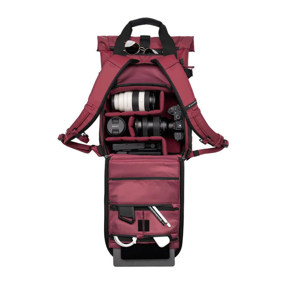 WANDRD PRVKE 18L EVERY DAY CARRY CAMERA BACKPACK RHONE BURGUNDY - PKD15-RB-1