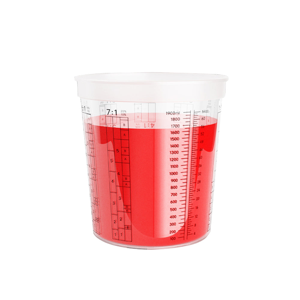 HANSPRAY MIXING CUPS 1900ML (2300ML CAPACITY) - BOX OF 200 - PMC-1900
