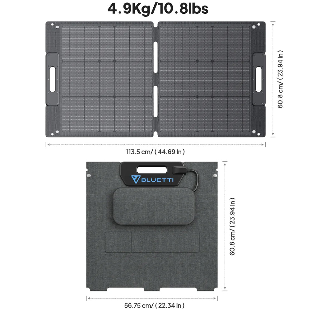 BLUETTI PV100 FOLDABLE SOLAR PANELS | 100W - PV100
