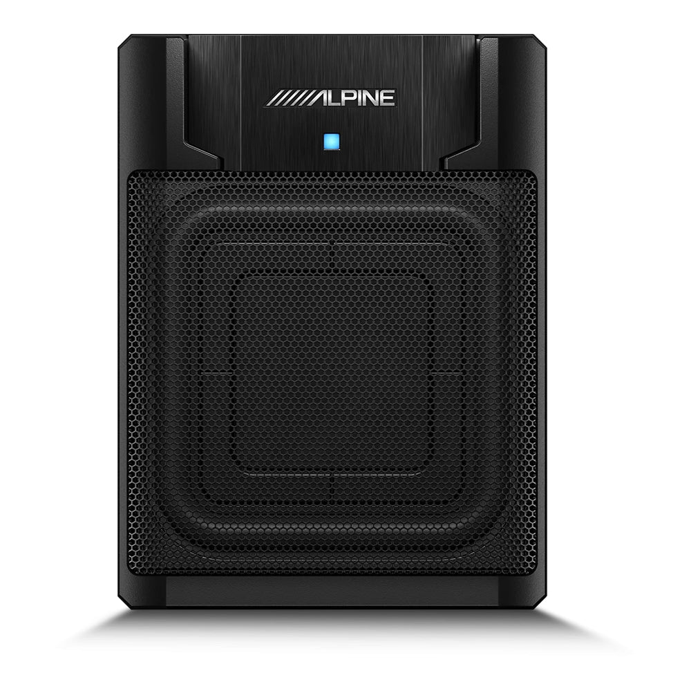 ALPINE (S SERIES) 7" UNDERSEAT ACTIVE SUBWOOFER 300W MAX, 150W RMS - PWE-M770