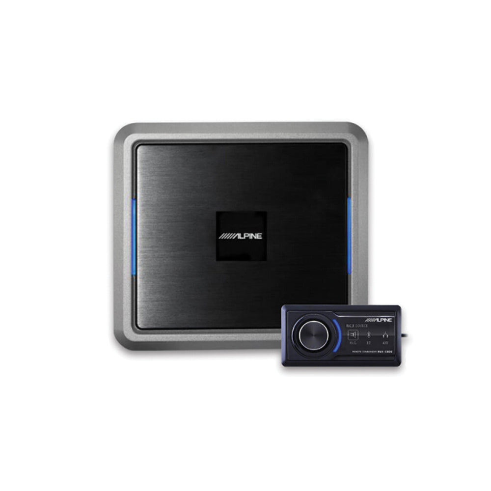 ALPINE 8 CHANNEL SOUND PROCESSOR & AMP - (8 X 25W RMS @ 4OHM) (BT MODULE INLCD) - PXE-R600S