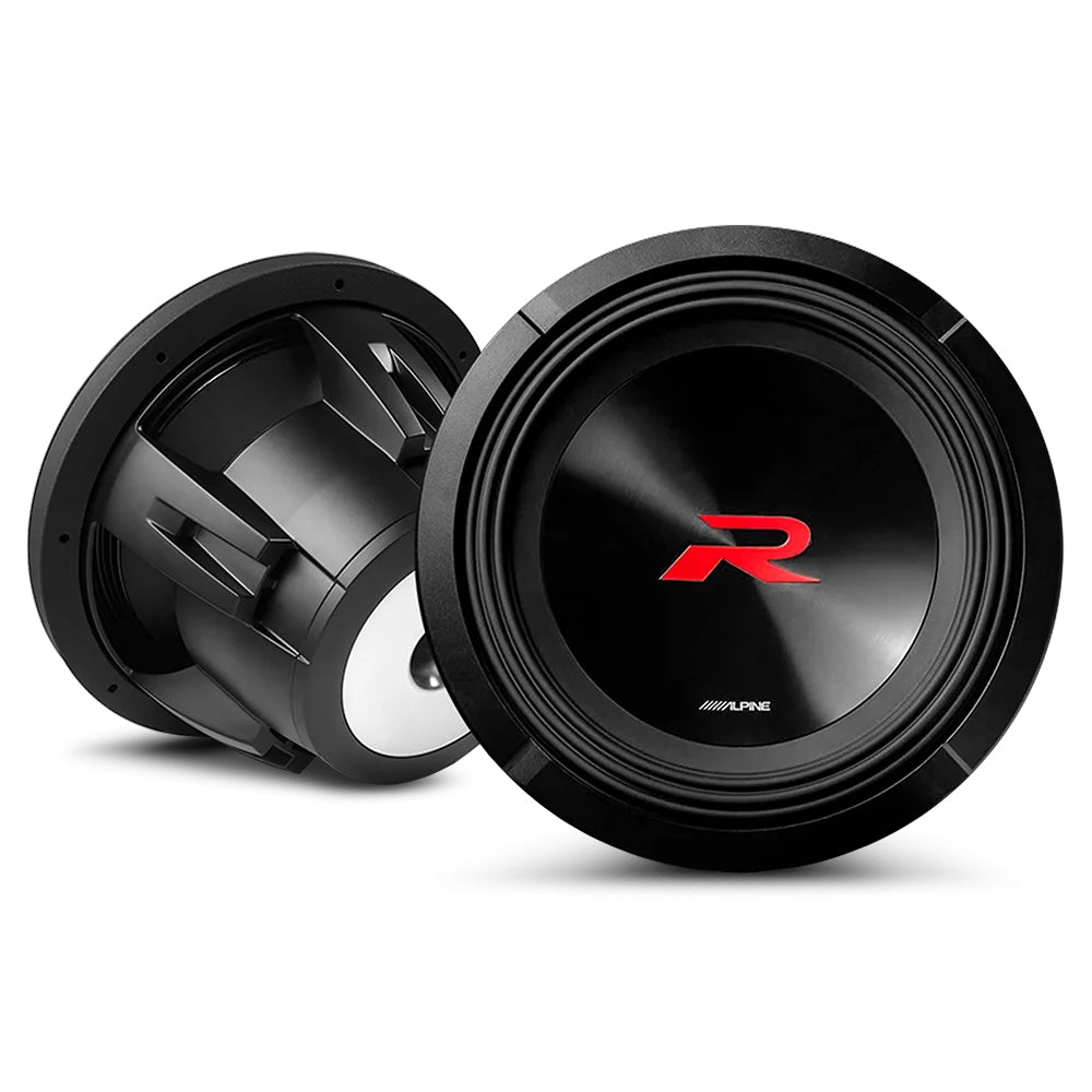 ALPINE (R2 SERIES) 12" SUBWOOFER DUAL 4OHM 750W RMS - R2-W12D4