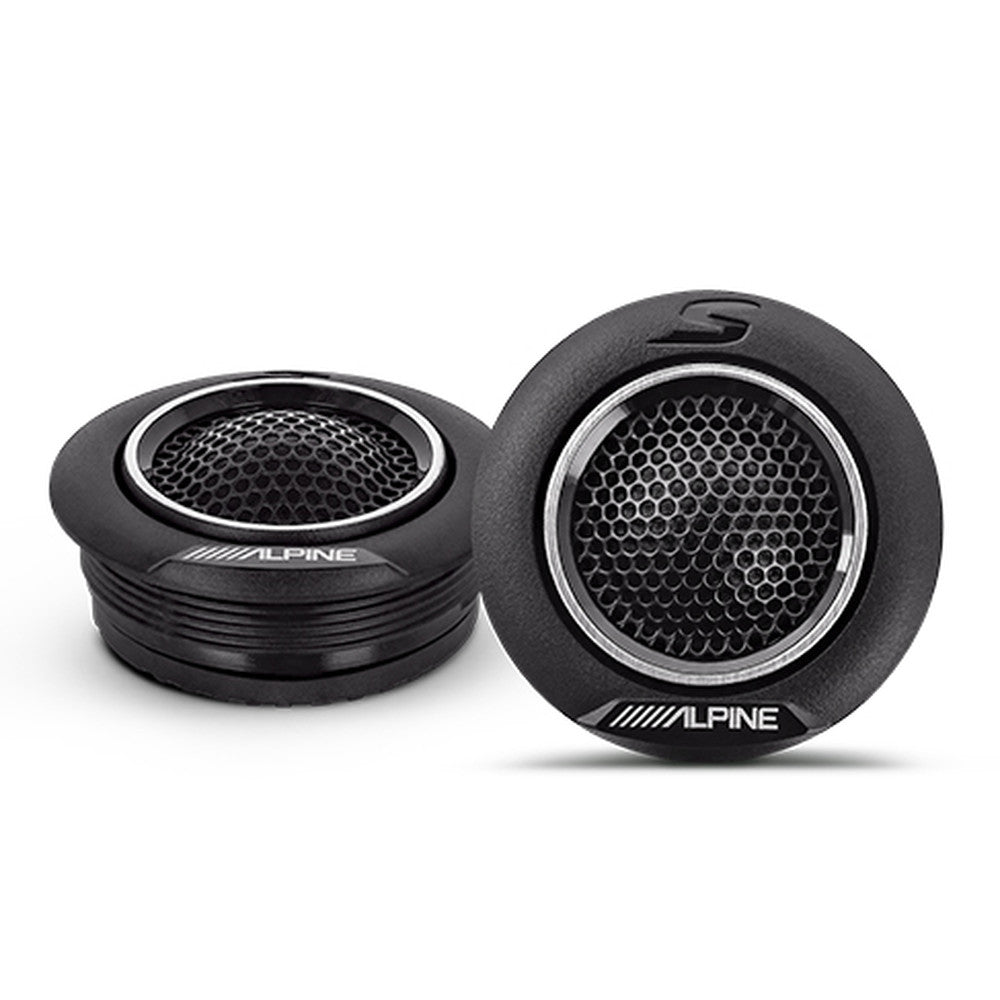 ALPINE (S2 SERIES) 1" COMPONENT TWEETER 80W RMS (PAIR) - S2-S10TW