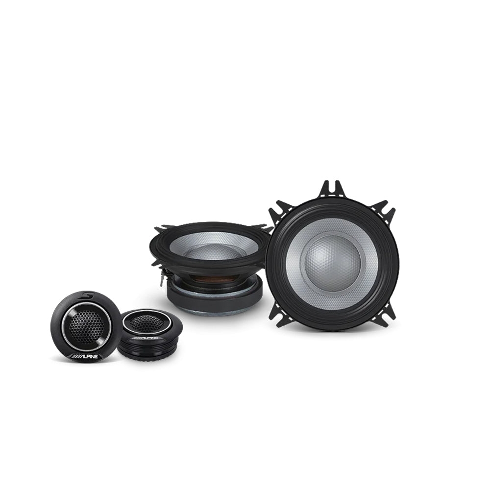 ALPINE (S2 SERIES) 4" COMPONENT SPEAKER 2-WAY 45W RMS (PAIR) - S2-S40C