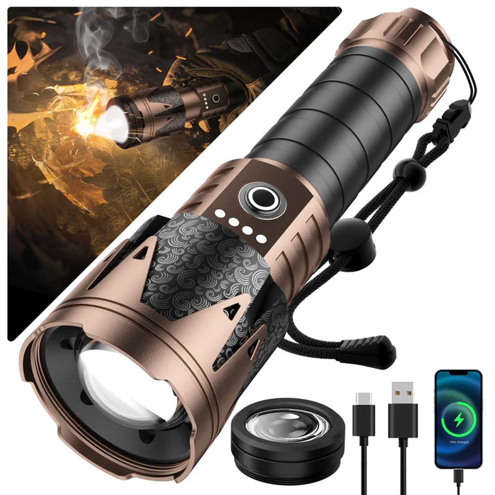 SKYFIRE 2000J FLASHLIGHT TORCH IP54 1800 LUMENS - SF-SD-2000J